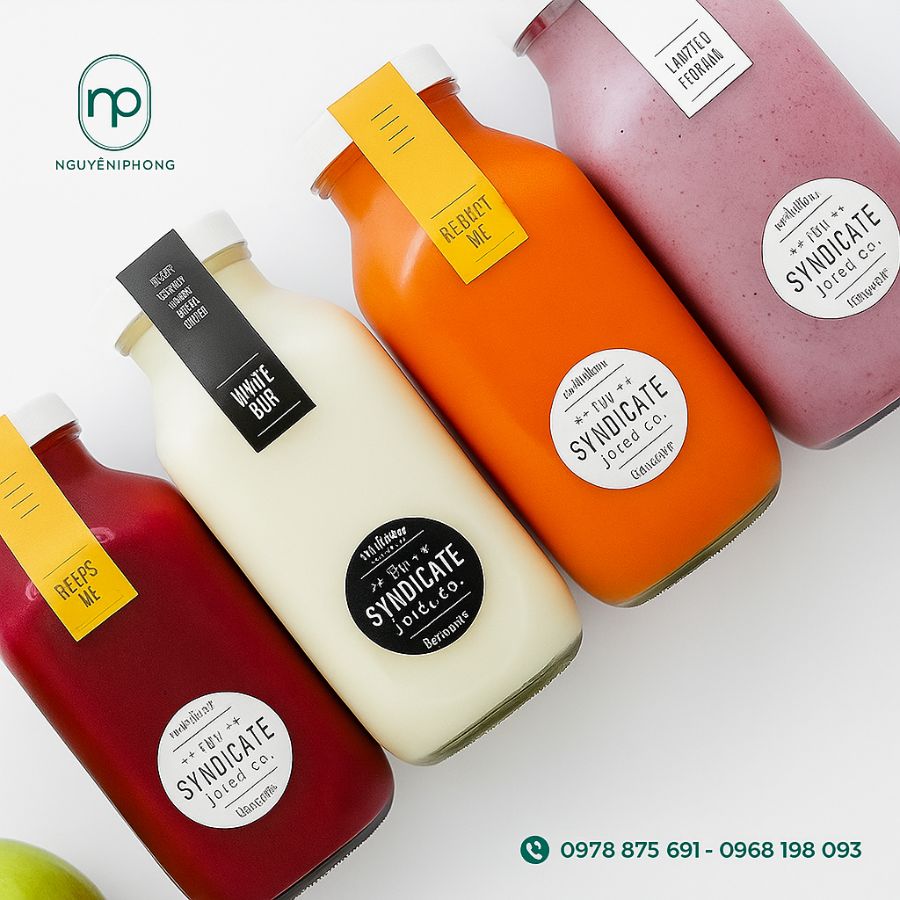 In Tem Dán Cổ Chai Lọ Giá Rẻ